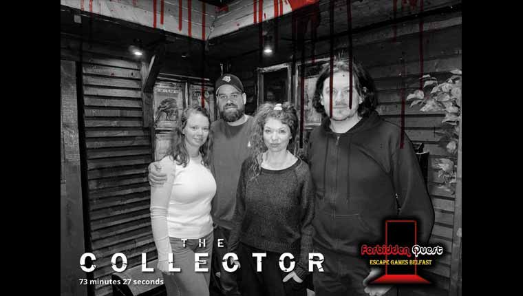 The Collector, by Forbidden Quest, Belfast - Team photo